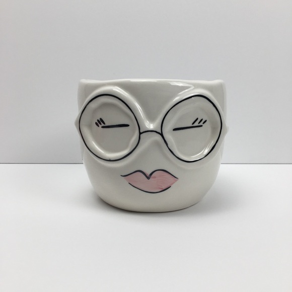 Other - Lady Face desktop fun gift organizer or flower pot perfect for a teacher or Mom